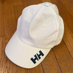 NWOT Helly Hansen White Cap with Black Logo